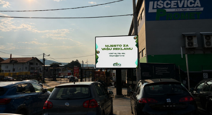 LED ekran Podlugovi, Ilijaš